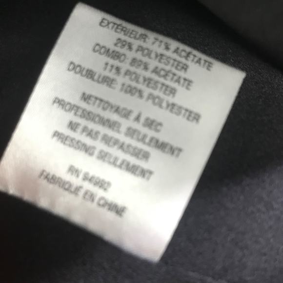 Jonathan Simkha Womens Black Tuxedo jacket satin trim / buttons - Picture 12 of 13